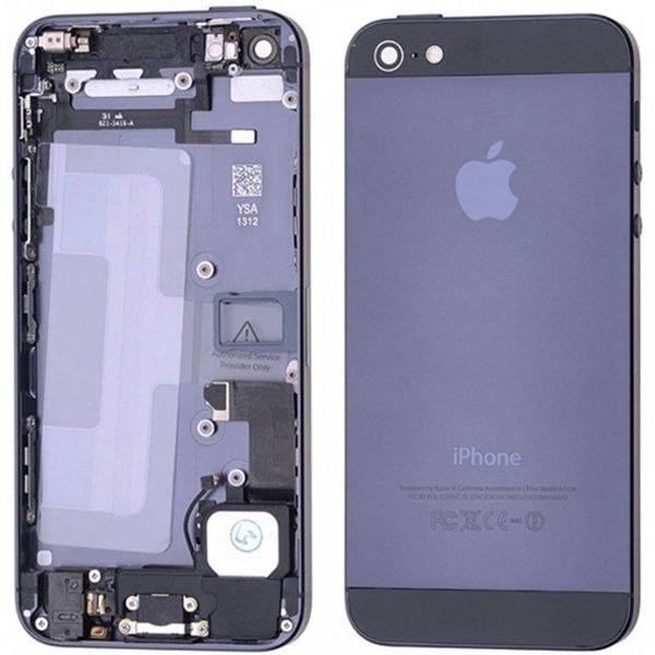 İphone 5 Kasa Full Dolu Uzay Grisi Siyah