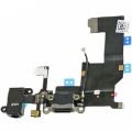 İphone 5 Şarj Soketi Kulaklık Mikrofon Film Bordu Siyah