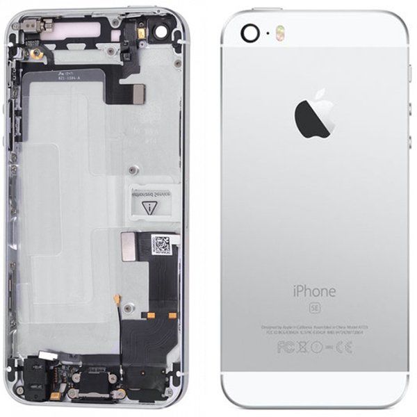 İphone 5SE Kasa Full Dolu Silver Gümüş