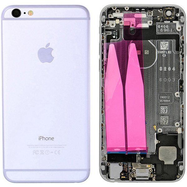 İphone 6 Kasa Full Dolu Silver Gümüş