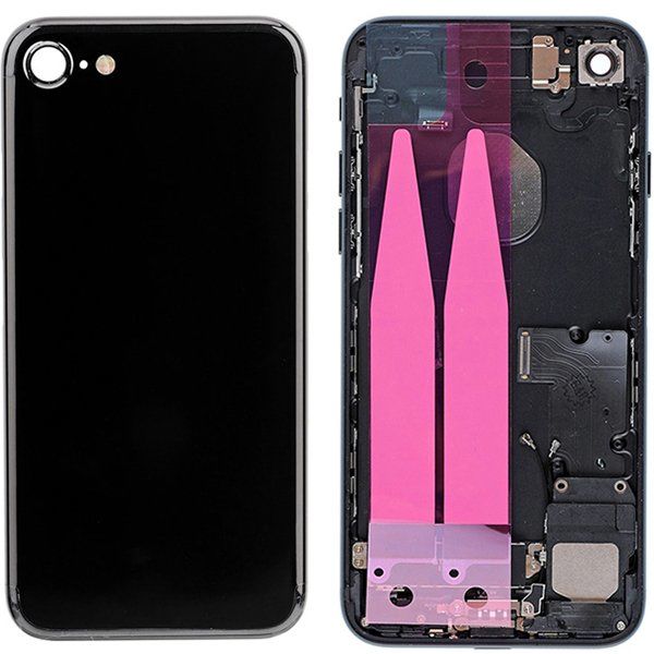 İphone 7 Kasa Full Dolu Parlak Siyah