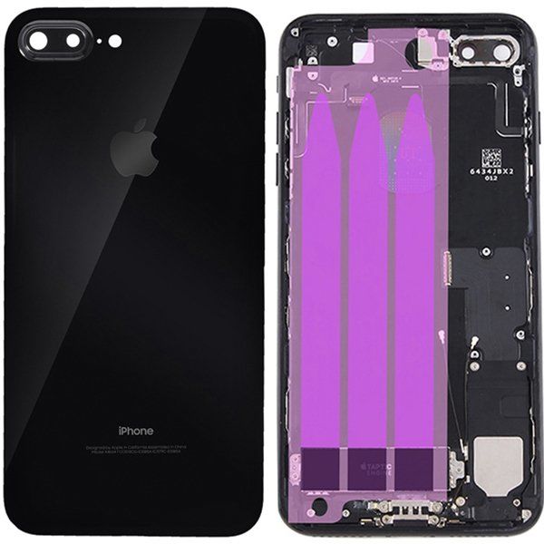 İphone 7 Plus Kasa Full Dolu Parlak Siyah