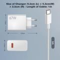 Xiaomi 67W Turbo Şarj Cihazı
