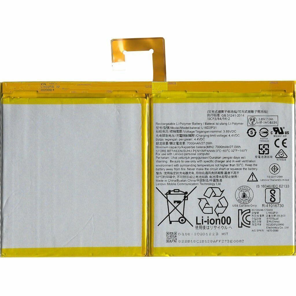 Lenovo Tab 4 TB-X704L Batarya Pil