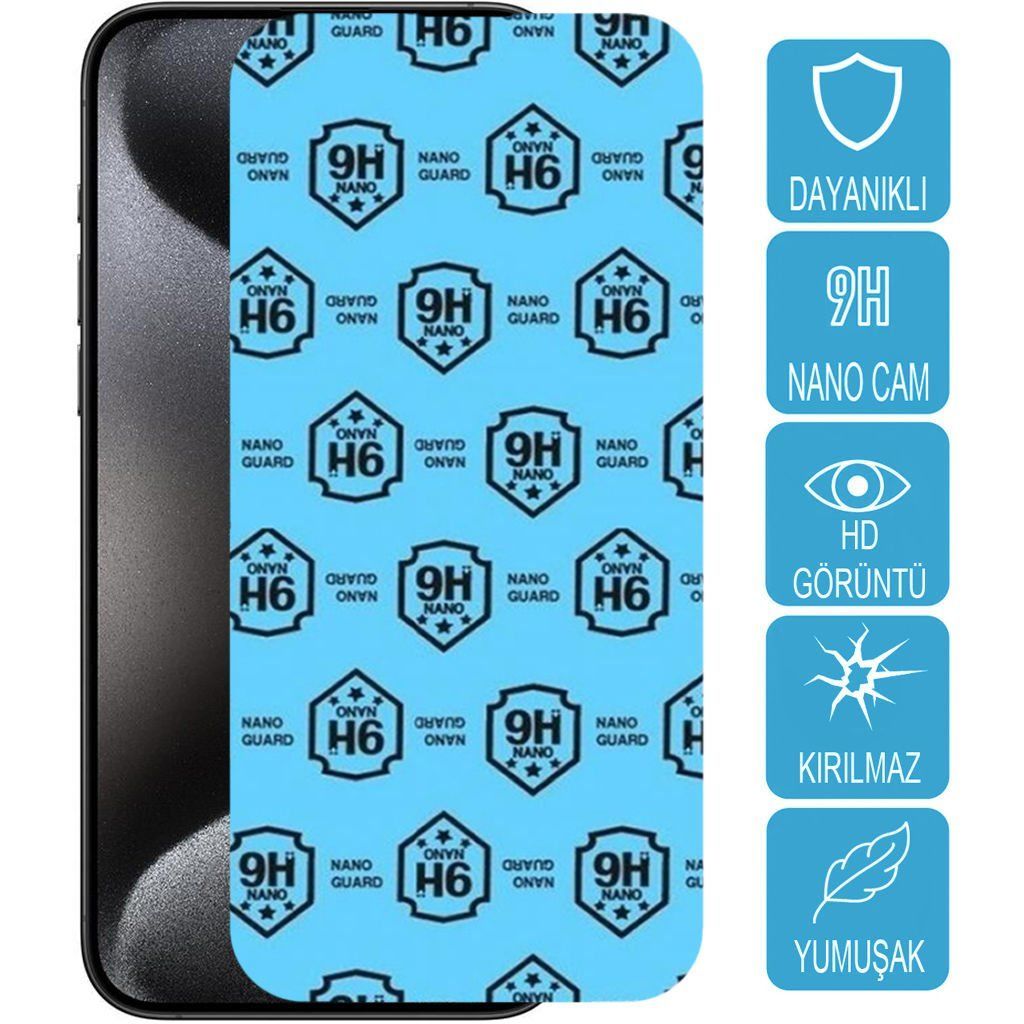 Samsung Galaxy A04e SM-A042 Ekran Koruyucu Nano Kırılmaz Cam