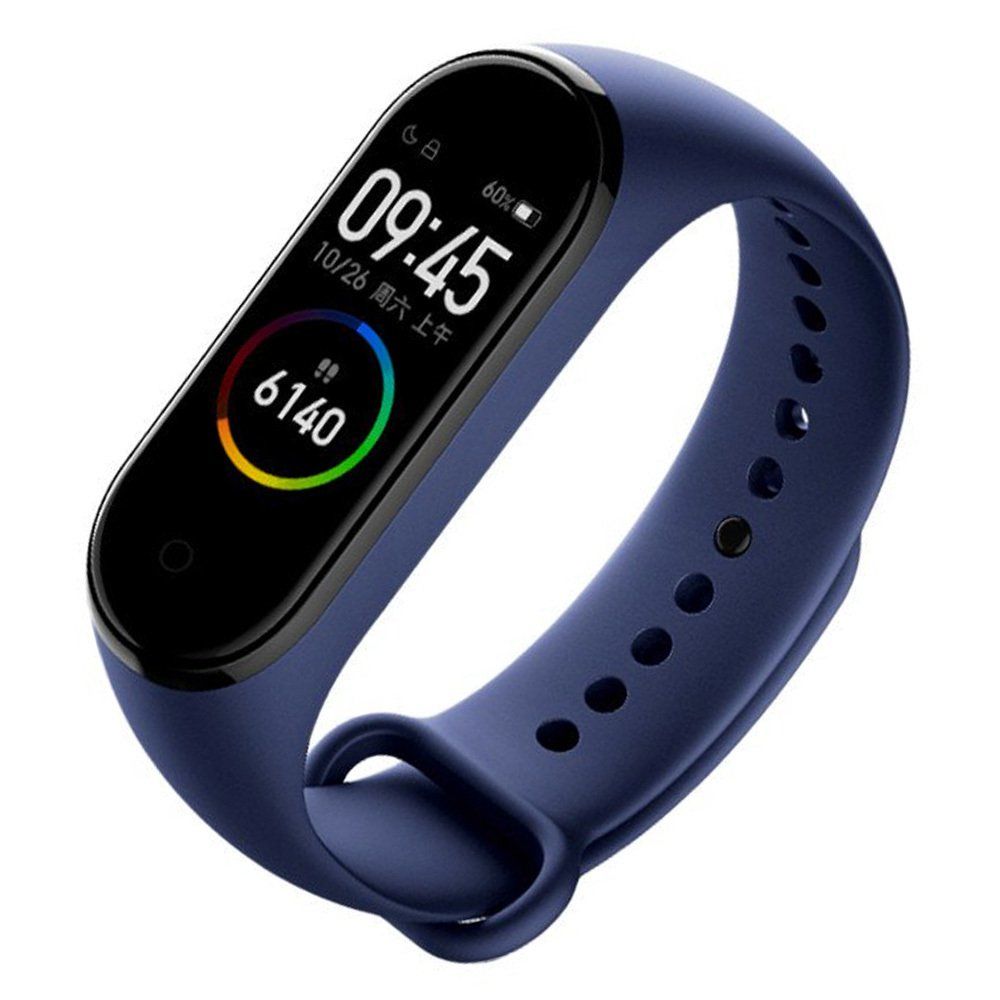 Mi Band 4 Silikon Kordon - Mi 3/4 - Lacivert Lacivert - Mi 4