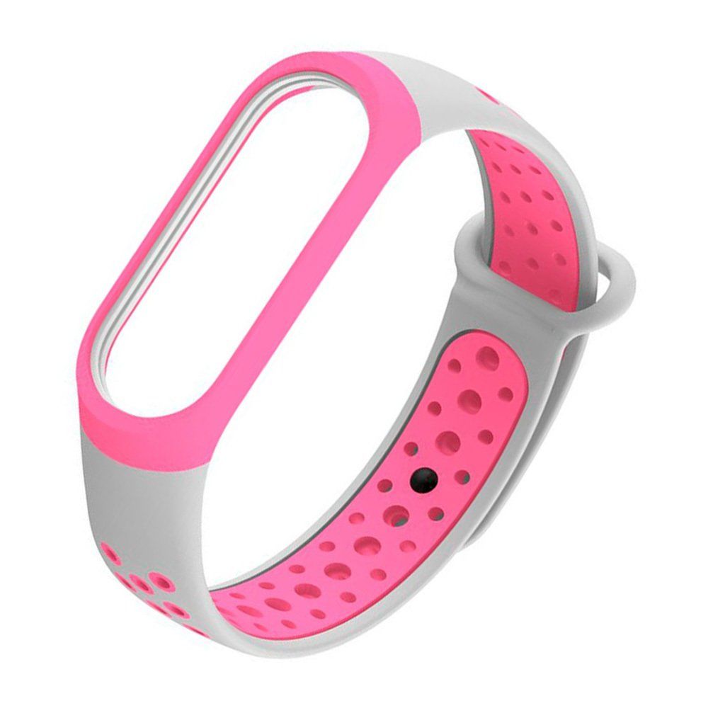 Dotband Silikon Kordon - Mi 3/4 - Pembe/Gri Pembe - Mi 4