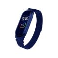 Steel Mi Band 4 Metal Kordon - Mi 3/4 - Lacivert Lacivert - Mi 4