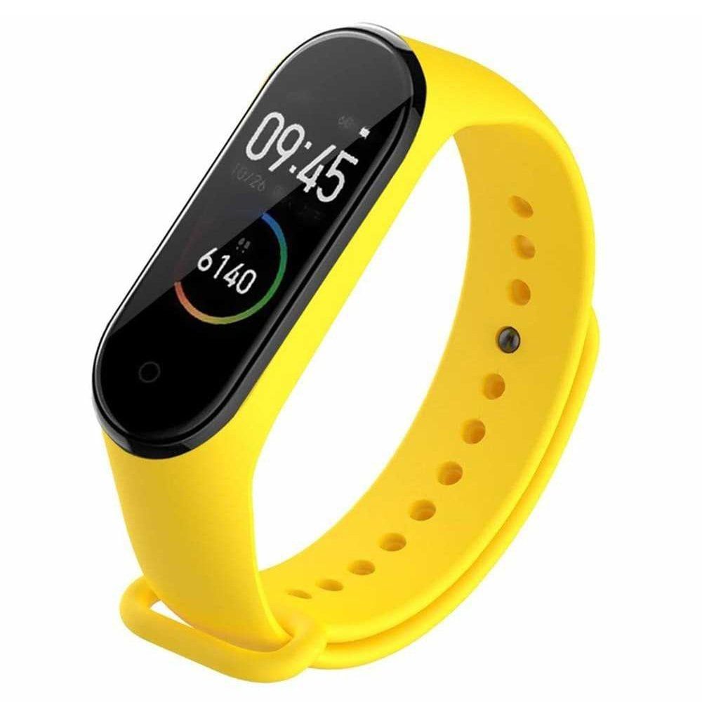 Mi Band 4 Silikon Kordon - Mi 3/4 - Sarı Sarı - Mi 4